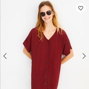 NWOT Madewell Button-Front Easy Dress